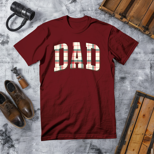 Plaid Dad Crimson