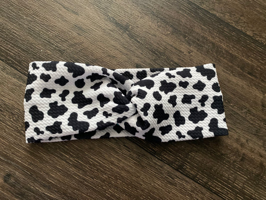 Child Twist Cow Headwrap- Thin