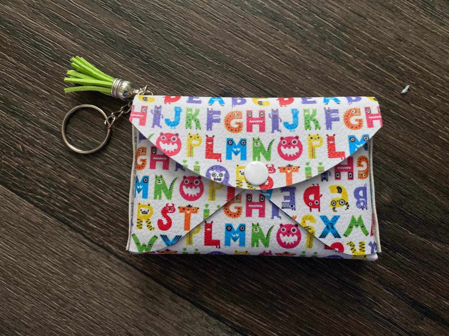 Mask/Coin Baggie- Alphabet Letters